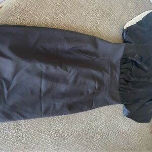 Elegant Black Dress 1940s style hand made in New York